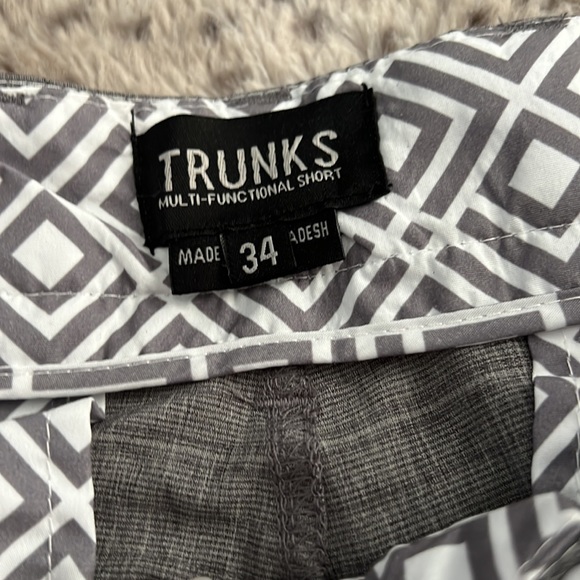 Trunks, gray, multi function shorts, size 34 - Picture 5 of 6